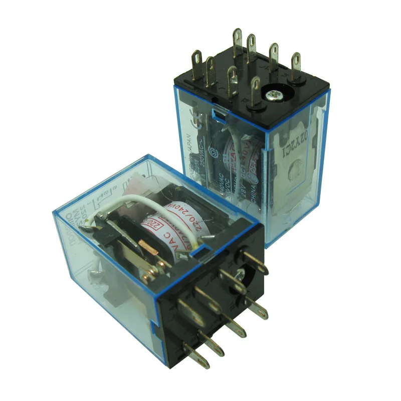 MY2N-J Coil DPDT Electromagnetic Power Relay 8 Pin DC AC 220V