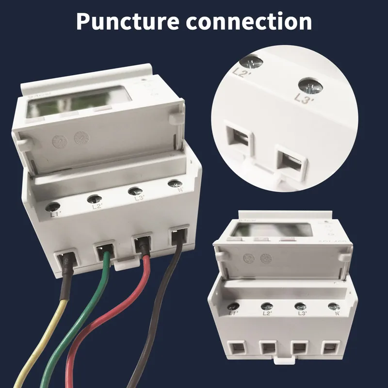 Acrel ADL400 three phase din rail energy meter/3 phase energy meter rs485/3 phase din rail energy meter