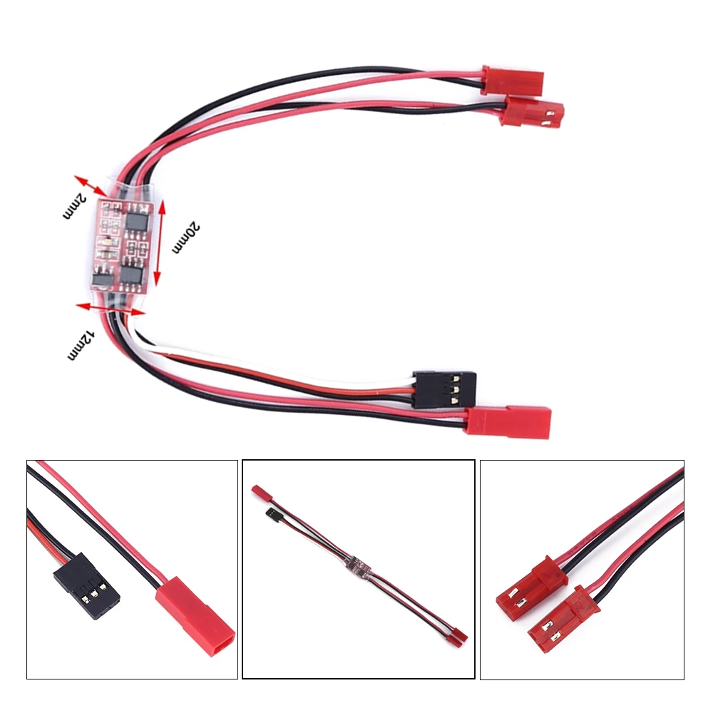 1pcs Navigation Spotlight Controllers 2S-4S Lipo For Remote Control Aircraft Airplane Helicopter Quadcopter FPV Drone Toys DIY