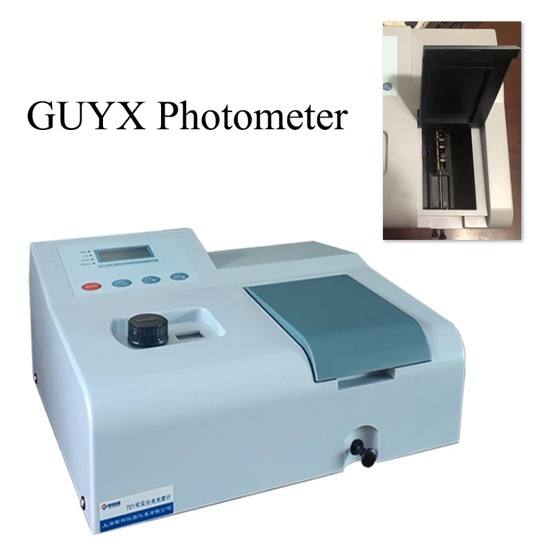 

Visible UV Spectrophotometer 721 LDC Digital Lab Spectrophotometer 350-1020nm Tungsten Lamp Lab Equipment