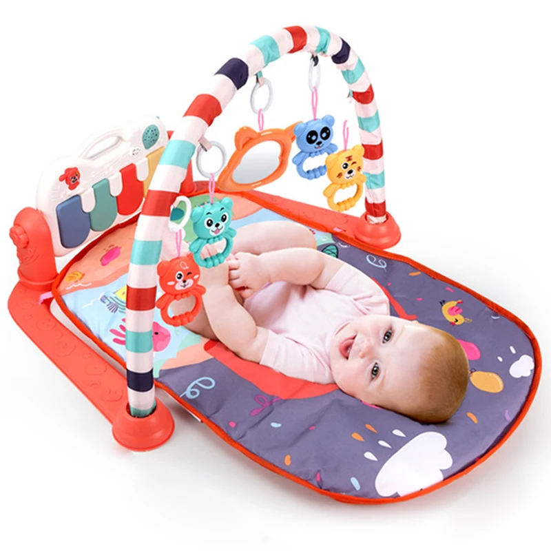 Baby Gym Play Mat  Kick and Play Piano Gym Mat for Infants Keyboard Infant Playmat Early Education Toys Center for Baby Gifts