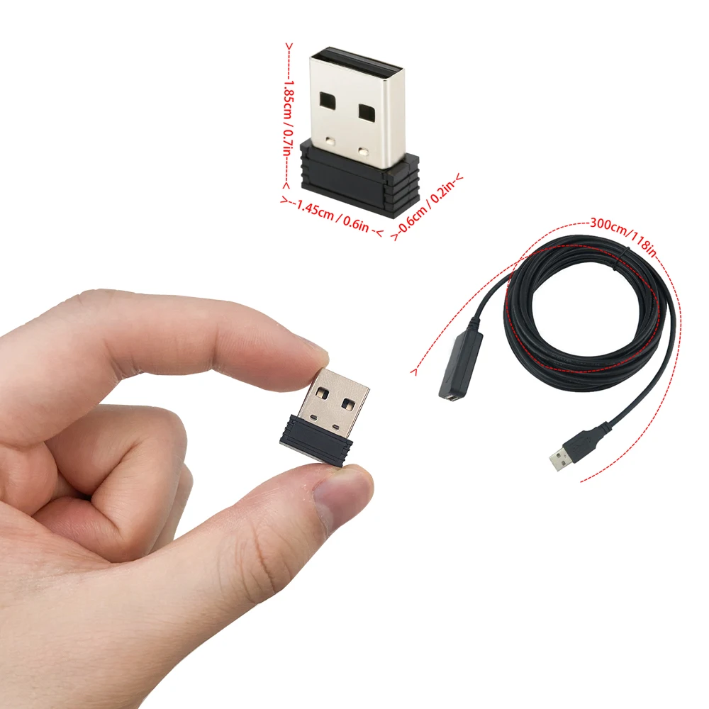 Cycloplus Mini ANT + USB Stick untuk Garmin Zwift Wahoo Pelatih Bersepeda Micro USB Dongle ANT Adapter Sensor Aksesori Sepeda