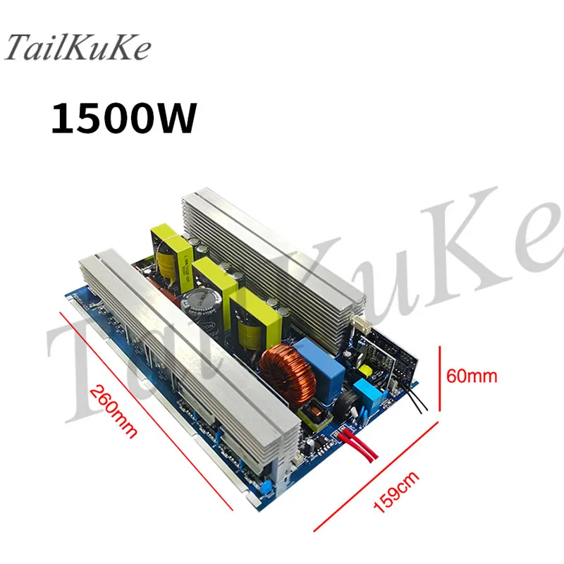 Pure Sine Wave Inverter 300 500 1000 1500 2000W12V to 220V Circuit Board Bare Metal Motherboard