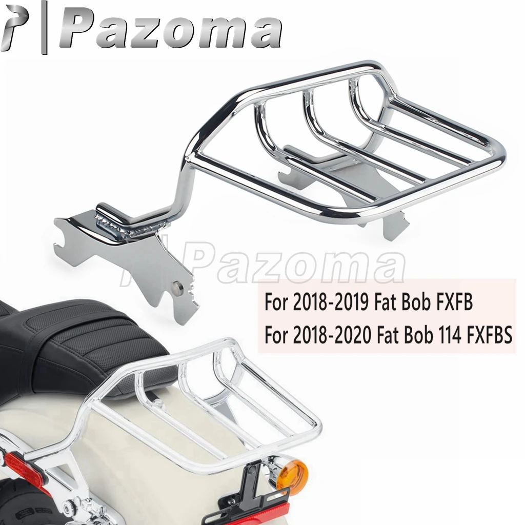 

For Harley Softail Rear Luggage Carrier Racks Motorcycle Accessories #50300132 Fits Fat Bob 114 FXFBS 18-2020 Fat Bob FXFB 18-19