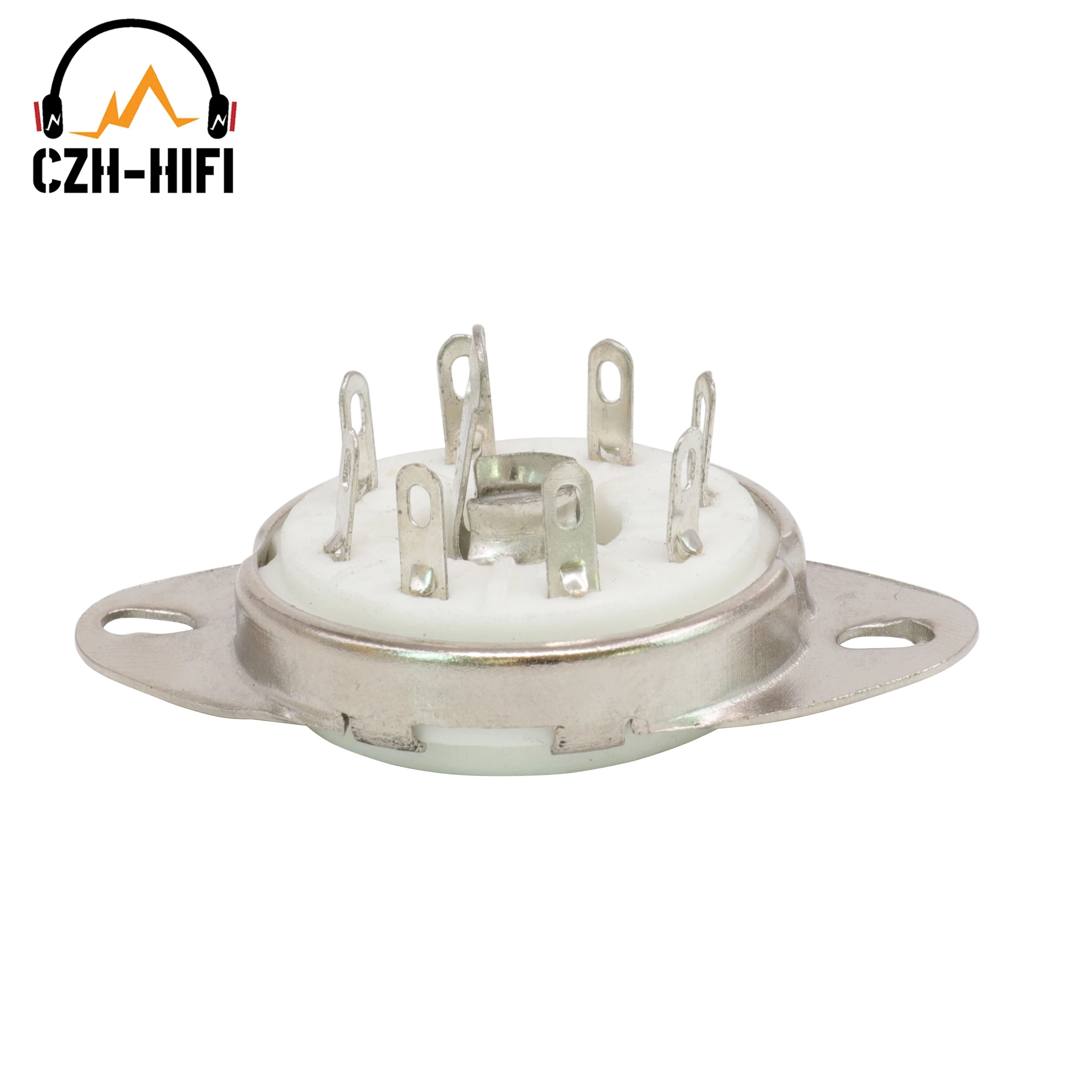 1pc 8-polige Keramik rohr buchse Ventil fuß Power Lampen buchse für 5 b254 c3g 7 n7 ef22 Vintage Audio verstärker DIY Chassis Leiterplatte halterung – Detail 15