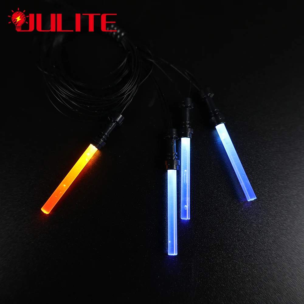 LED Light Kit For Figure USB Connector Contains Only Lightsaber No Blocks