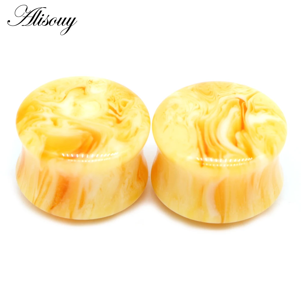 Unique Resin Ear Plugs Flesh Tunnels