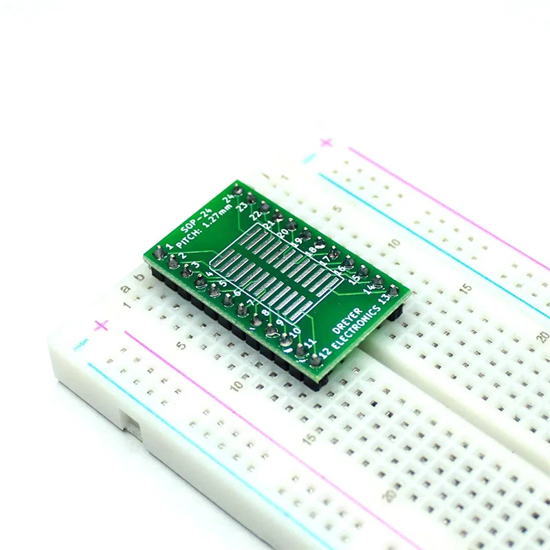 10pcs/lot 16-Pin 24-Pin Module Board SOIC-16 SOIC-24 SOP-16 SOP-24 SSOP-16 To DIP-16 SSOP-24 To DIP-24 Breakout Board