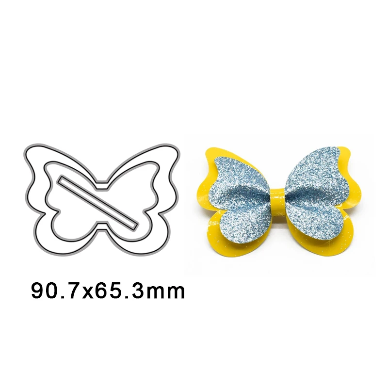 Metalowe wykrojniki typu Bow Butterfly do wycinania DIY Scrapbook Wykrojniki do papieru Wytłaczane dekoracyjne wykrojniki do rękodzieła Nowe