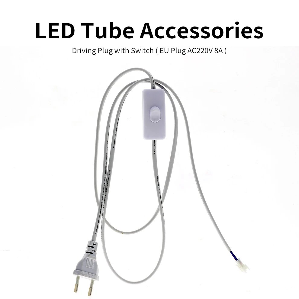 Tira rígida de luces LED para debajo de armarios, barra de iluminación de tubo de 8W, 72 LED, 220V + Enchufe europeo para decoración del mercado, Shope, 1 piezas, 6 piezas, 30CM, 40CM