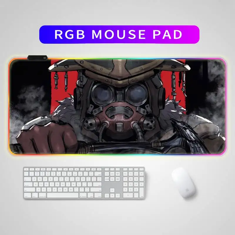 

Apex Legends Keyboard RGB Mousepad Computer Gaming Mouse Pad Speed Padmouse Large Grande Mouse Mat Office Desk Protector Desktop