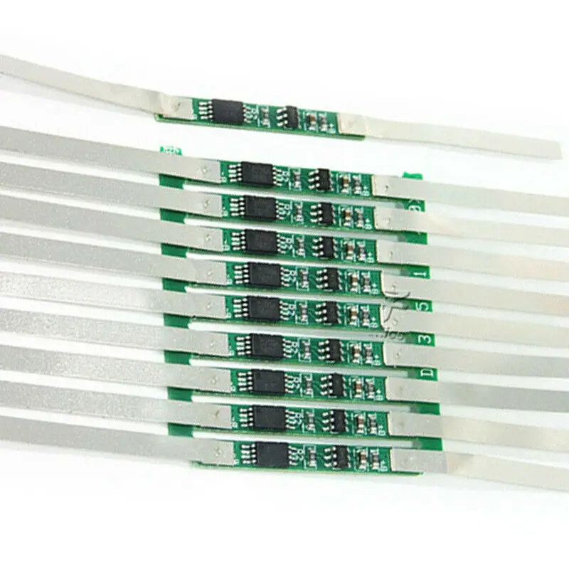 10PCS 1S 3A/5-6A BMS PCB Protection Board For 3.7V 18650 Li-Ion Lithium Battery