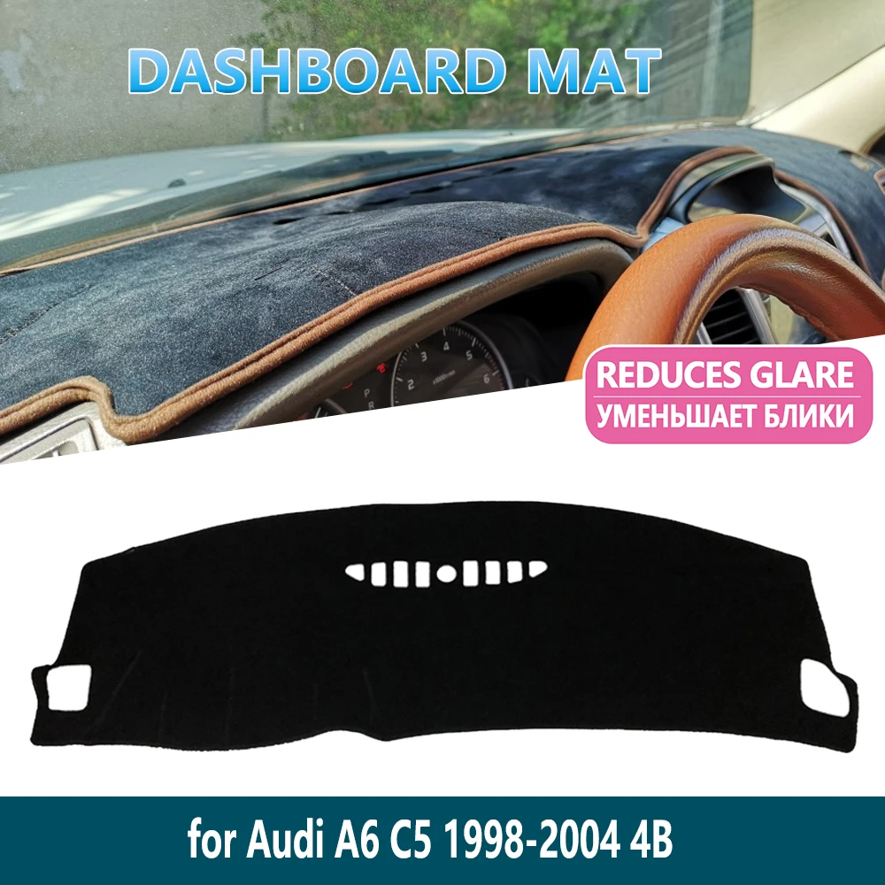 for Audi A6 C5 4B 1998 1999 2000 2001 2002 2003  2004  Dashboard Mat CoverDash Fit Inner Sun Shade Dash board Car Accessories