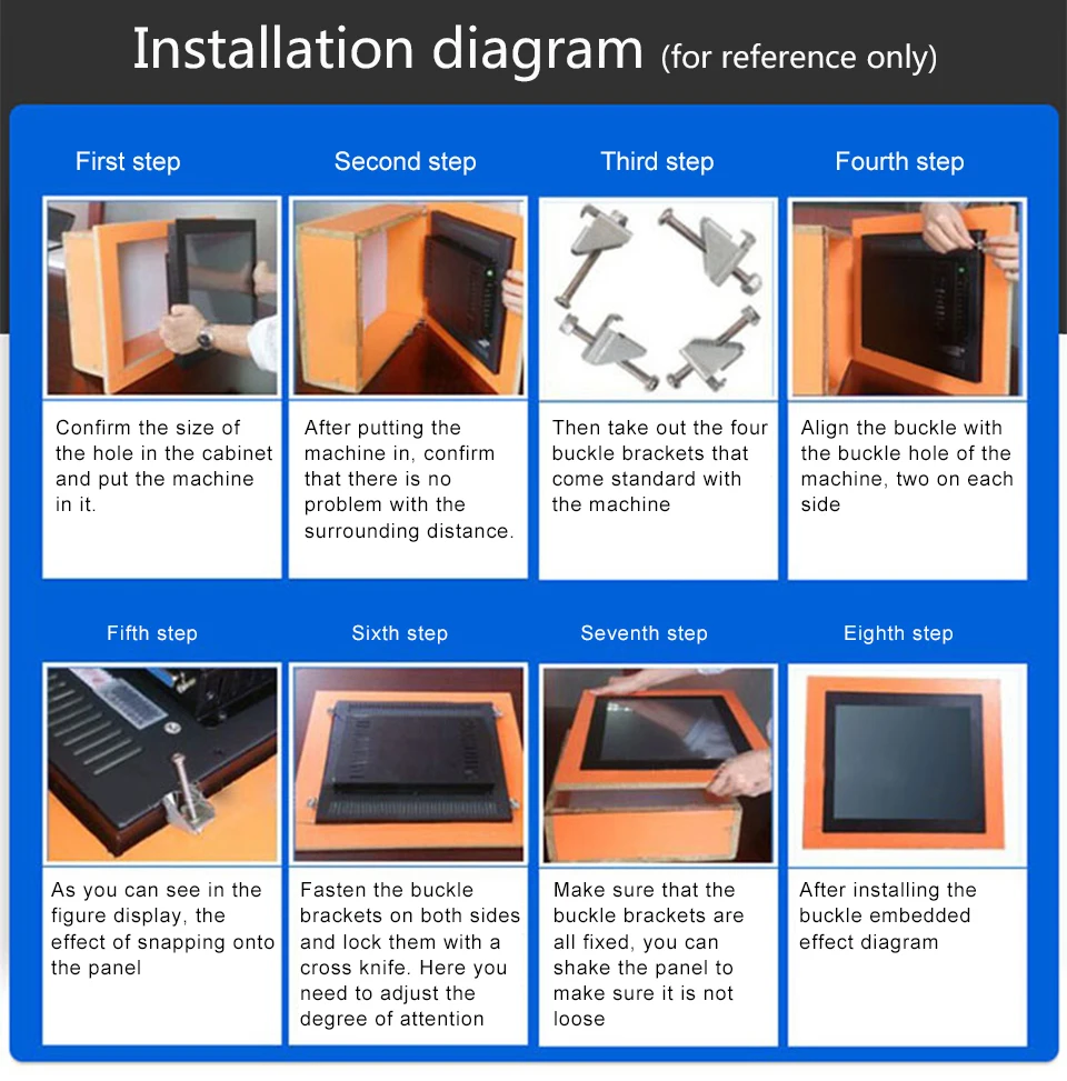 14 "15" 15.6 Polegada Computador Industrial Mini Painel AIO PC com tela de toque resistiva Intel Core i3 3217U SSD WIFI para Win10