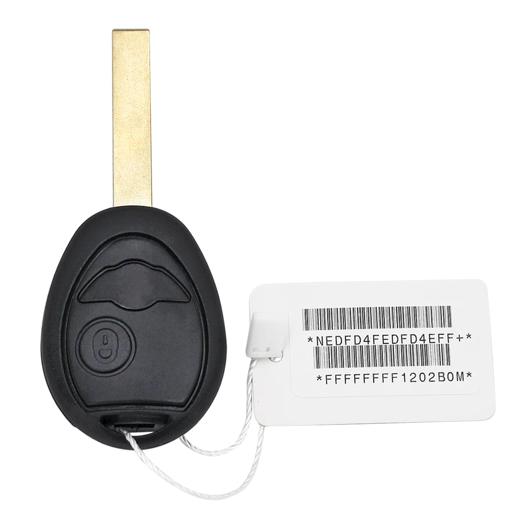 2 Buttons Remote Key Fob 433MHZ with ID73 PCF7930 Chip for Mini Cooper Rover 75 2001-2005 with Code