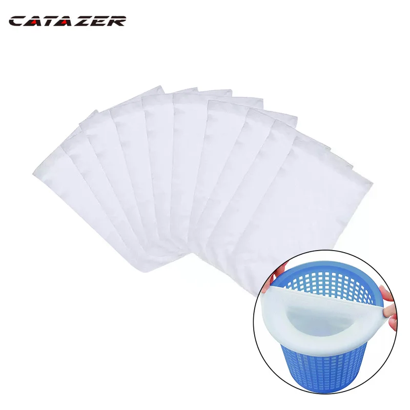 2020 10 Pcs Storage Pool Skimmer Socks Swimming Pool Garbage Sets Pool Basket Filter Socks Trash Socks For Swimming Pool Basket