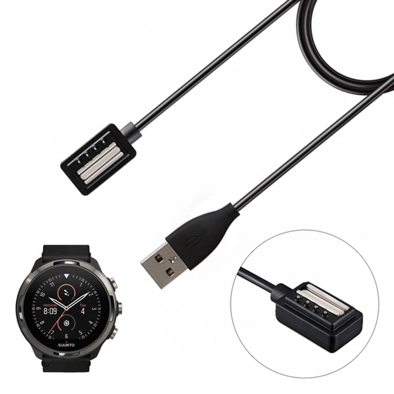 

Адаптер зарядного устройства для док-станции, USB-кабель для зарядки, шнур питания для часов Suunto 9 Baro/D5 Spartan Ultra/Sport Wrist HR/Ambit 4, часы