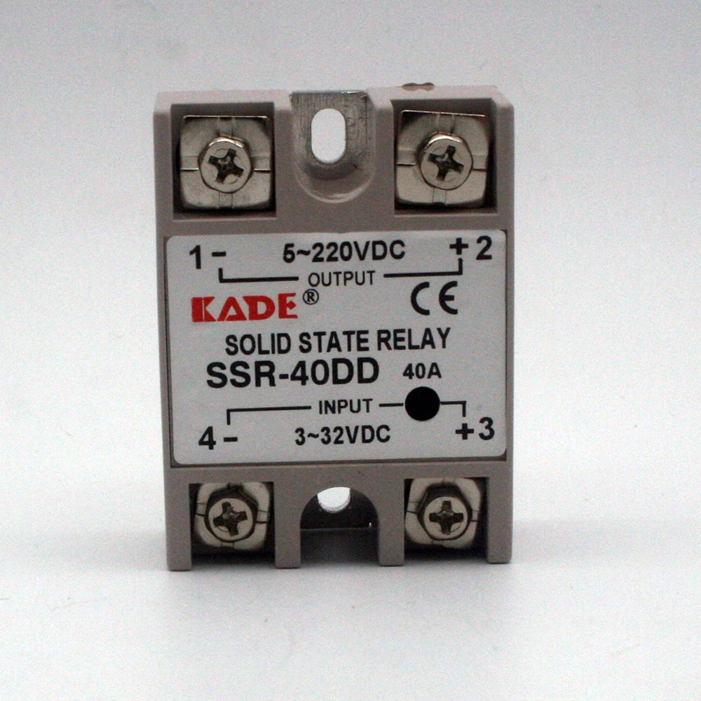 SSR -10DD/25DD/ 40DD DC control DC SSR white shell Single phase Solid state relay