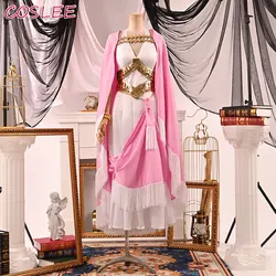 COSLEE Anime One Piece Nefeltari Vivi Princess Cosplay Costume Gorgeous Dress Halloween Party Outfit Unisex New S-XXL Customized