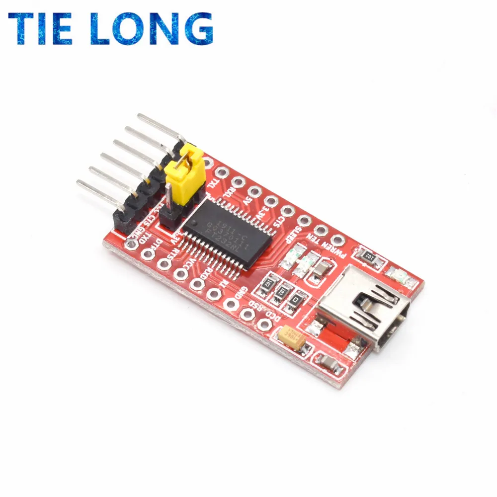 TIELONG FT232RL FTDI USB 3.3V 5.5V to TTL Serial Adapter Module for Arduino FT232 Mini Port.Buy a good quality Please choose me