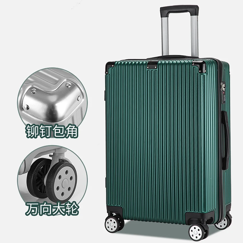 20 "22" 24 "26" Traveling Koffer Handbagage Trolley Rolling Pc Bagage Tsa Slot Boarding case Valies Voor Mannen En Vrouwen Gratis Verzending