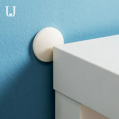 Xiaomi-almohadilla Anticolisión de silicona para puerta, accesorio redondo de silicona para puerta, pegatina trasera, silenciador, Tope de puerta