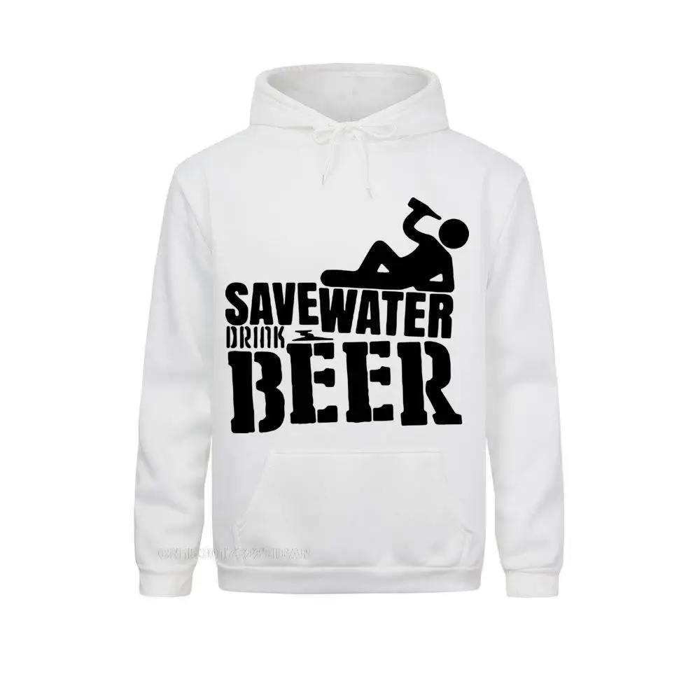 Save Water Drink Beer Men's Sportswear New Male Jacket Casual Boy's Tops Funny Print Men Harajuku Hoodies Camisetas Masculina