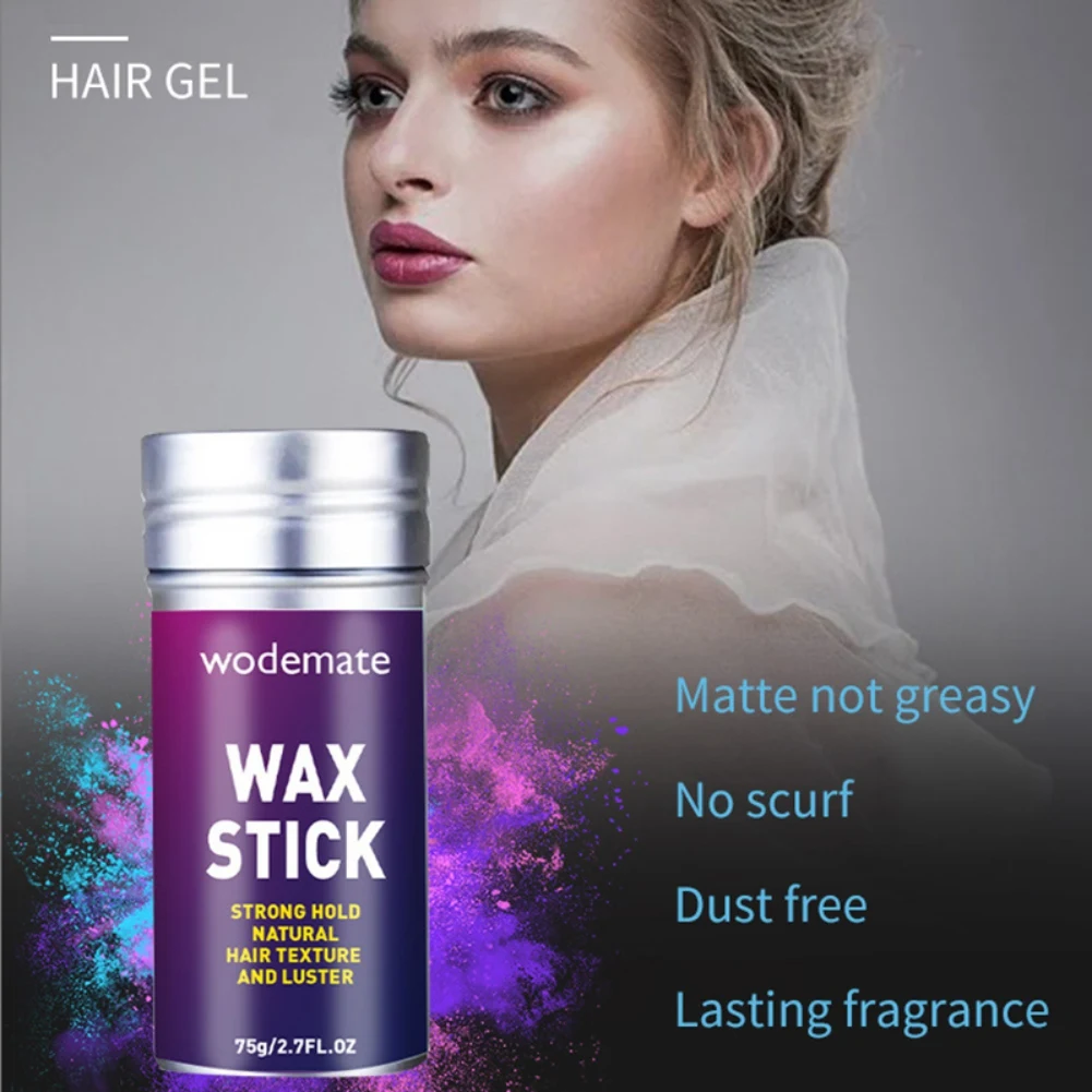 

Восковая Палочка для укладки волос, сухая антипригарная, натуральная, сломанная, не жирная, палочка для укладки, инструмент для укладки, 75 г