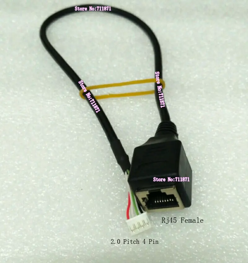 2.0 Pitch 4P Rj45 tieline 8P network Rj45 Female to 4Pin Female Cable Line PH2.0 4P to 8P Rj45 Ethernet network line 4Pin to 8P