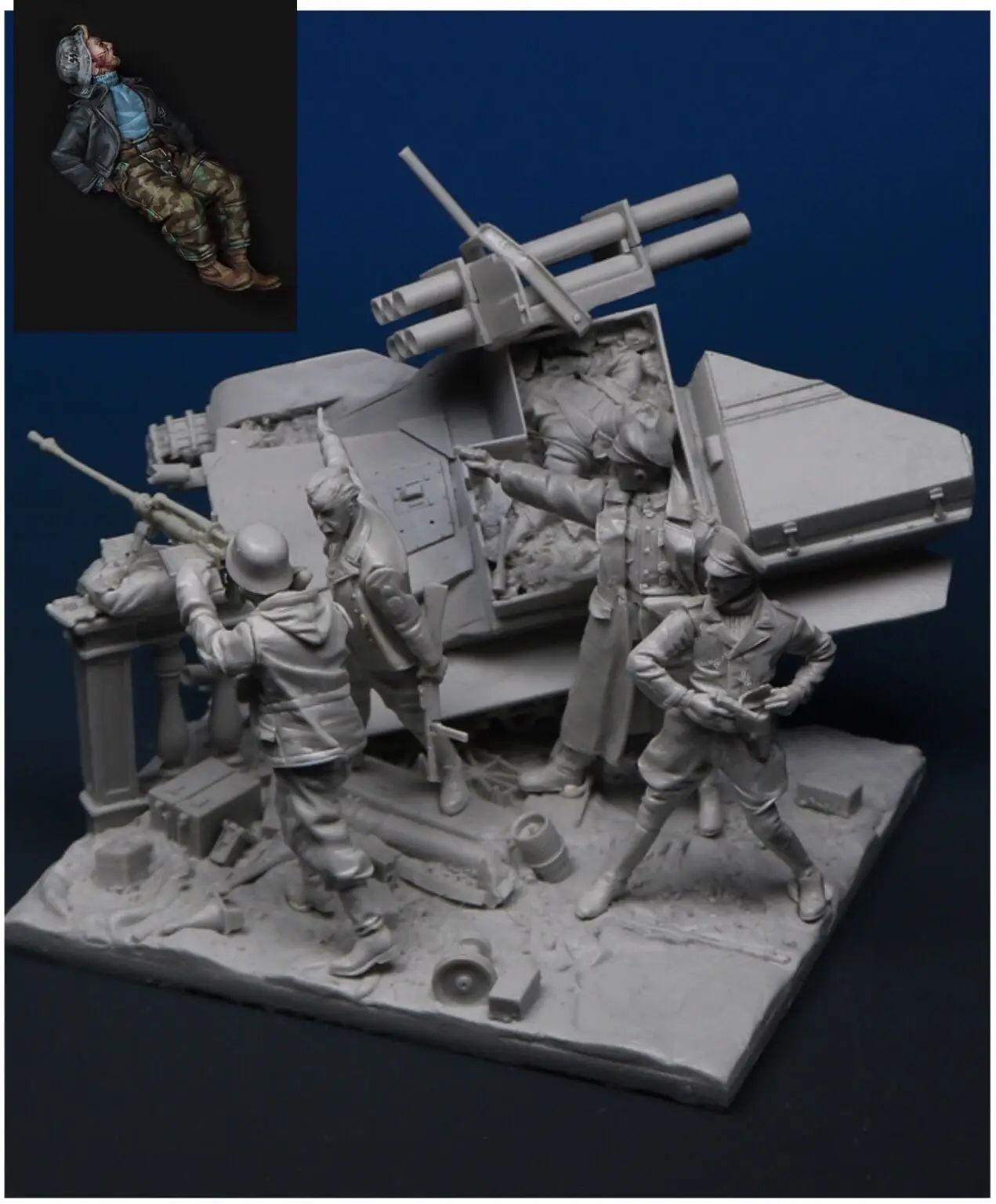 1/35 Resin Model Figure GK， Unassembled and unpainted kit