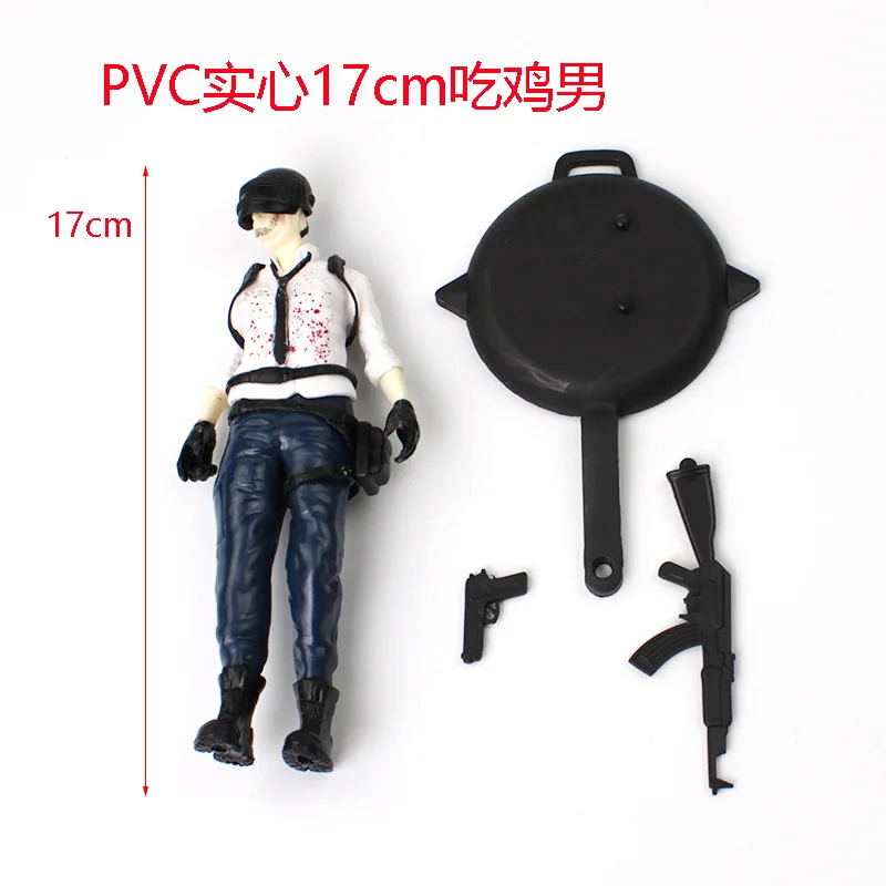 Car Decoration Hot Game Playerunknown\'s BattleGrounds PUBG Character Action Figure Model Auto Interior Accessories Gift Toys