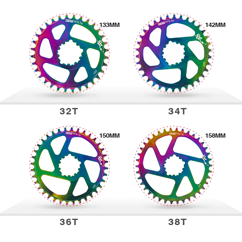 MTB Road Bicycle Crank GXP 32T 34T 36T 38T Aluminum Alloy Bike Chainwheel Single Plate Chainring for gx xx1 X1 x9 gxp Eagle NX