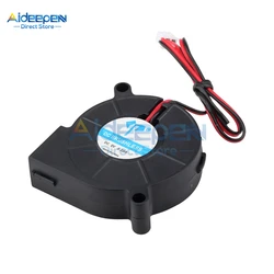 DC5015 Brushless Turbo DC Fan 5V 12V 24V Cooler Blower Part Silent Fan With XH2.54-2Pin For 3D Printer Accessories Extruder