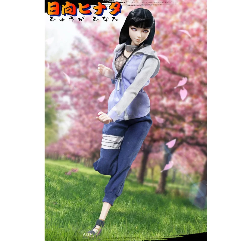 1/6 Scale Ninja Hyūga Hinata Full Set 12 inches Cartoon Girl Anime Action Figure Model for Fans Gift TYM050