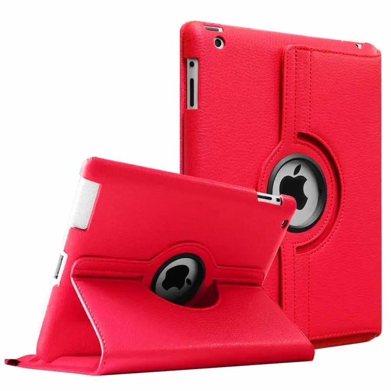 

Чехол-подставка для iPad 2, 3, 4, из искусственной кожи, вращающийся на 360 градусов