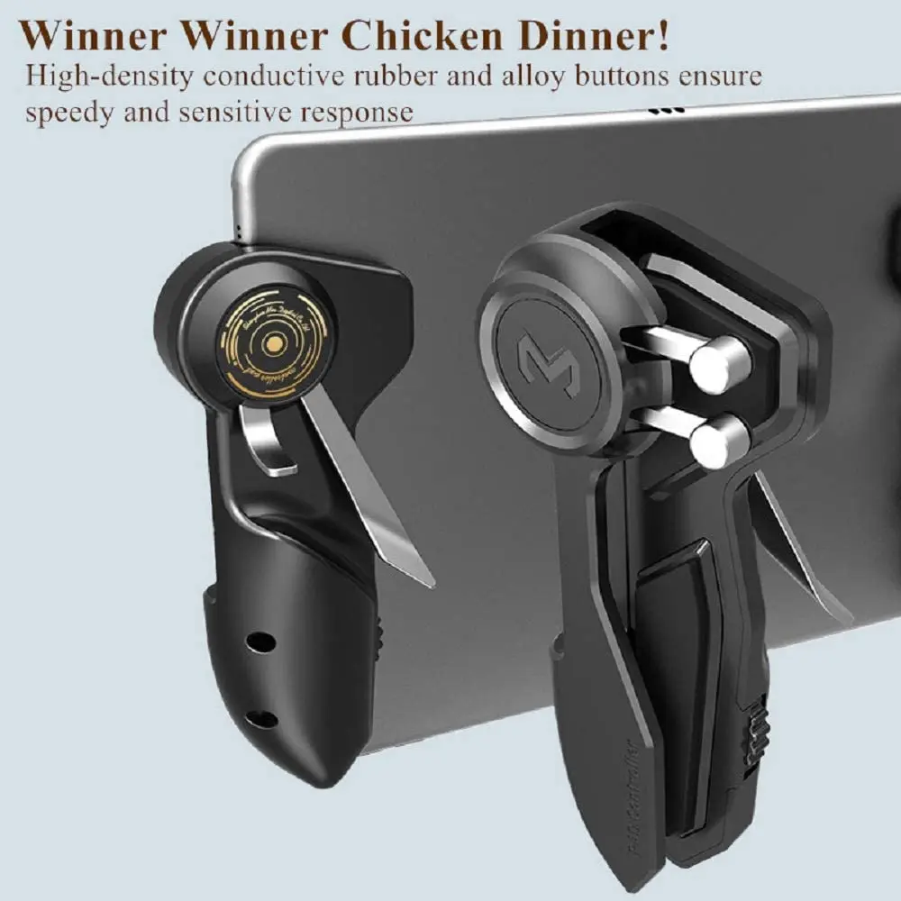 Mobile Pubg Game Controller Six Finger Game Joystick Handle Target Button L1R1 Shooter Gamepad Trigger For Ipad Tablet New Hot