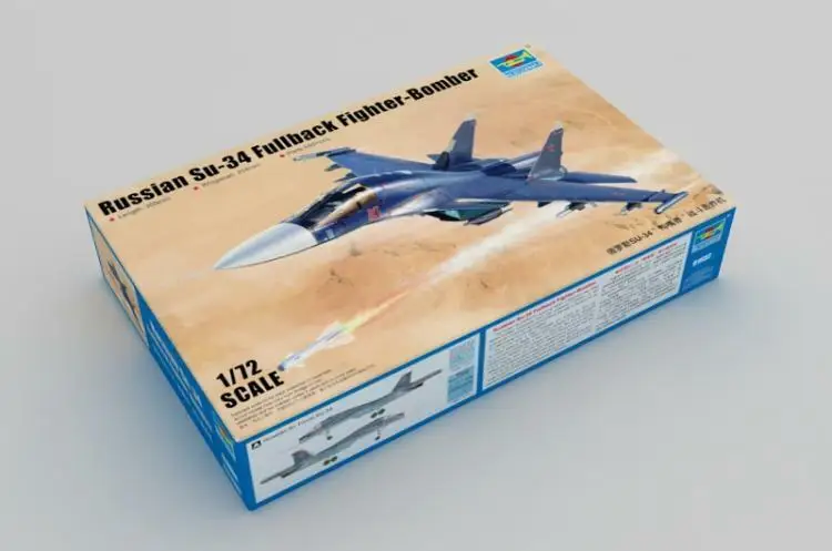 Trumpeter 01652 1/72 Russian Su-34 Fullback Fighter-Bomber Plastic Aircraft Model Kit