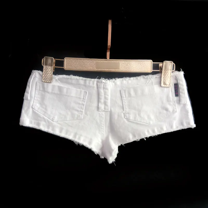 Sexy Women Tassel Low Rise Waist Hot Short Sexy Denim Booty Sexy Jeans Shorts Vintage Cute Micro Mini Short Club Wear