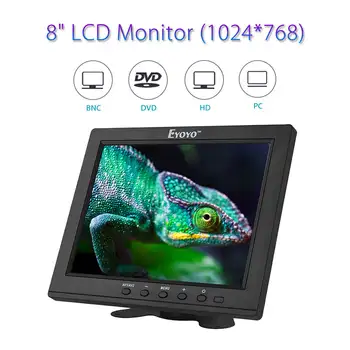 8palcový HDMI monitor s rozlišením 1024x768, přenosný 4:3 TFT LCD mini HD barevný video monitor 12 nejlepší prodej 24palcová obrazovka Raspberry Pi - №6