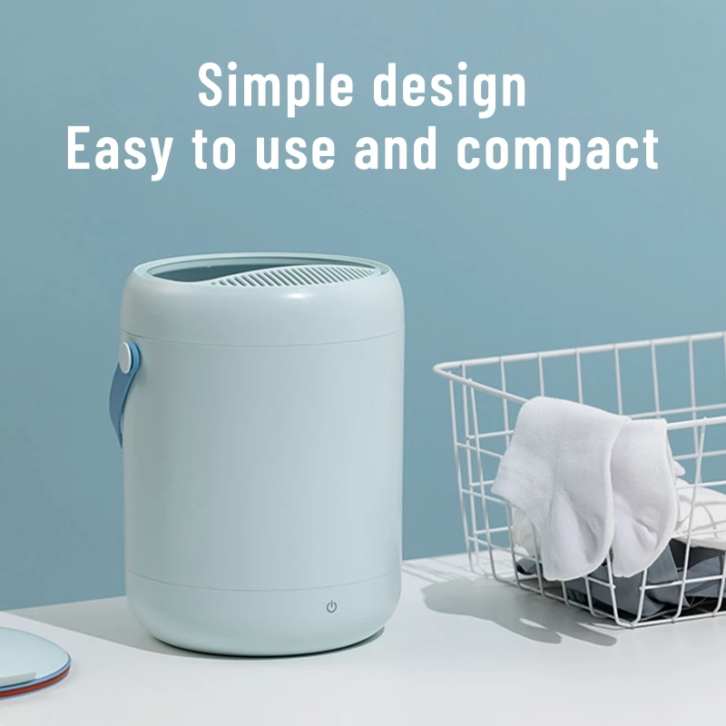 Mini Underwear Washer Portable Washer Small Home Washing Machine Ideal for RVs Apartments Dorms Ivory Easy to Use