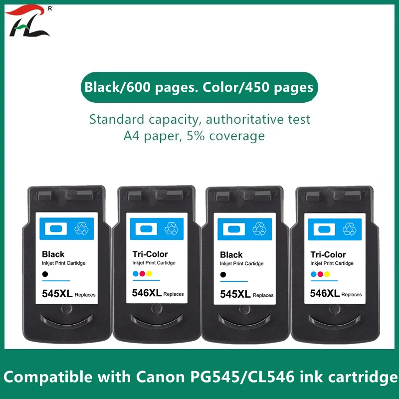 

Compatible PG545 CL546 XL ink cartridges for Canon PG-545 pg 545 CL-546 for Canon IP2850 MX495 MG2950 MG2550 MG2450