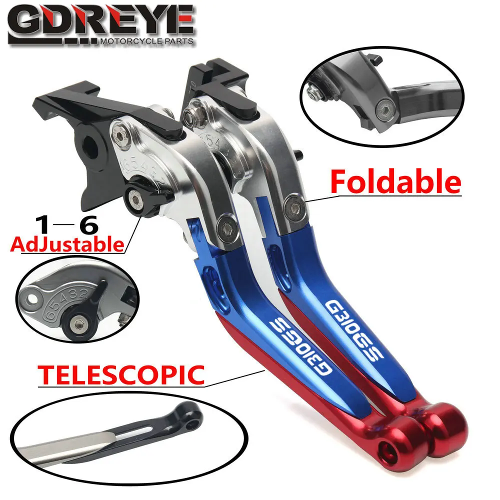 For BMW G310GS G 310GS G310 GS G 310 GS 2017-2021 Motorcycle Accessories CNC Adjustable Folding Extendable Brake Clutch Levers