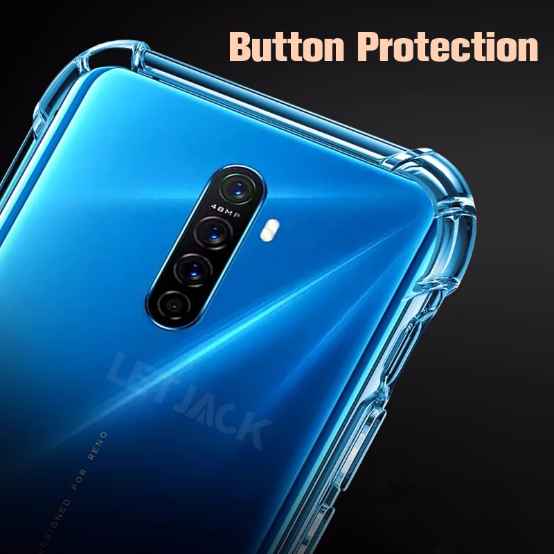 transparent silicone case for oppo reno 2 2z 2f 10x zoom case realme 8 7 x7 6 q3 pro gt 5g c67 c55 c51 c53 shockproof case cover