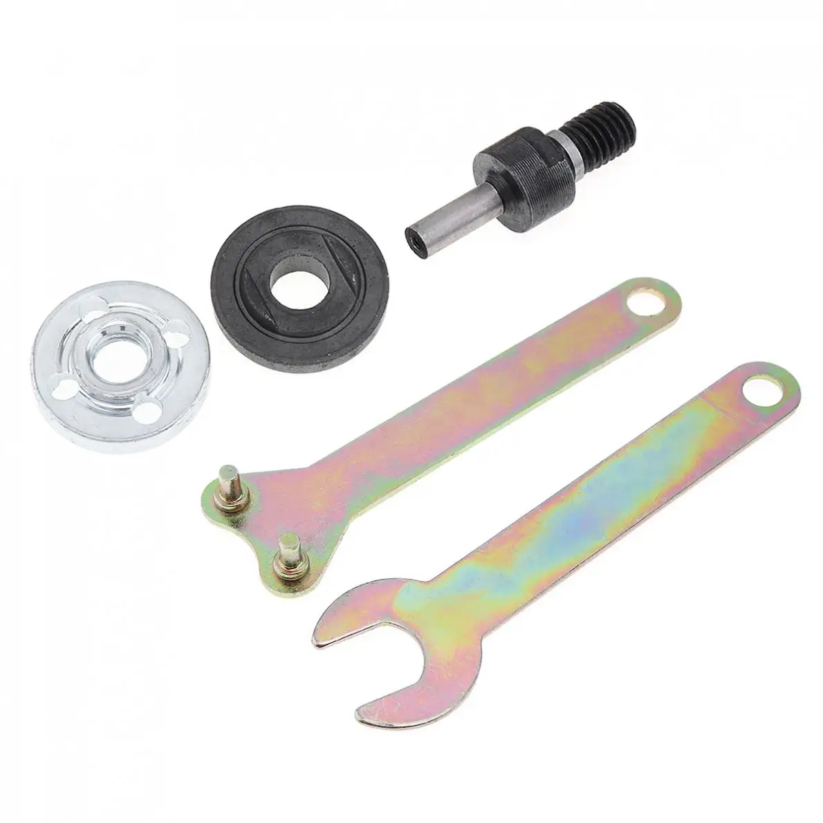 전기 드릴 앵글 그라인더 커넥팅 로드, 커팅 디스크 연마 휠 어댑터, 6mm, 5 개