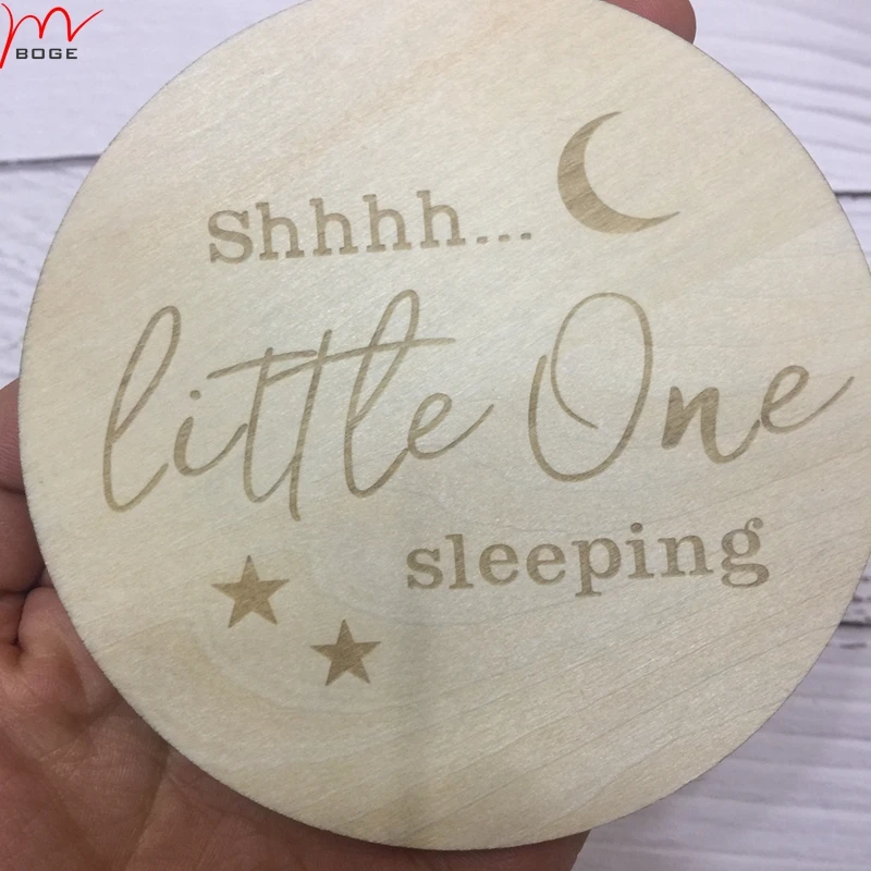 20pcs little one sleeping nursery decor wooden baby nursery decor wooden craft signs