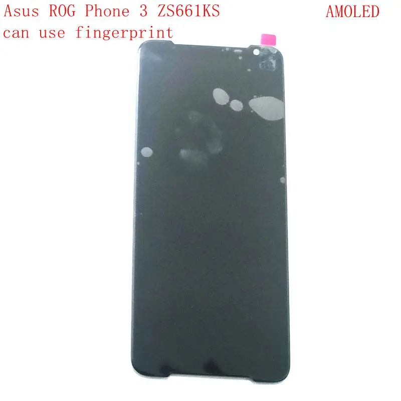 

6,59 "оригинальный для Asus ROG phone 3 ZS661KS I003D ЖК-экран дигитайзер Сенсорное стекло Полный комплект ROG3 ЖК-рамка ROG 3