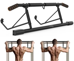 Pull up Bar for Doorway, Portable Pullup Chin up Bar Home, No Screws Multifunctional Dip bar Fitness, Door Exercise Equipment