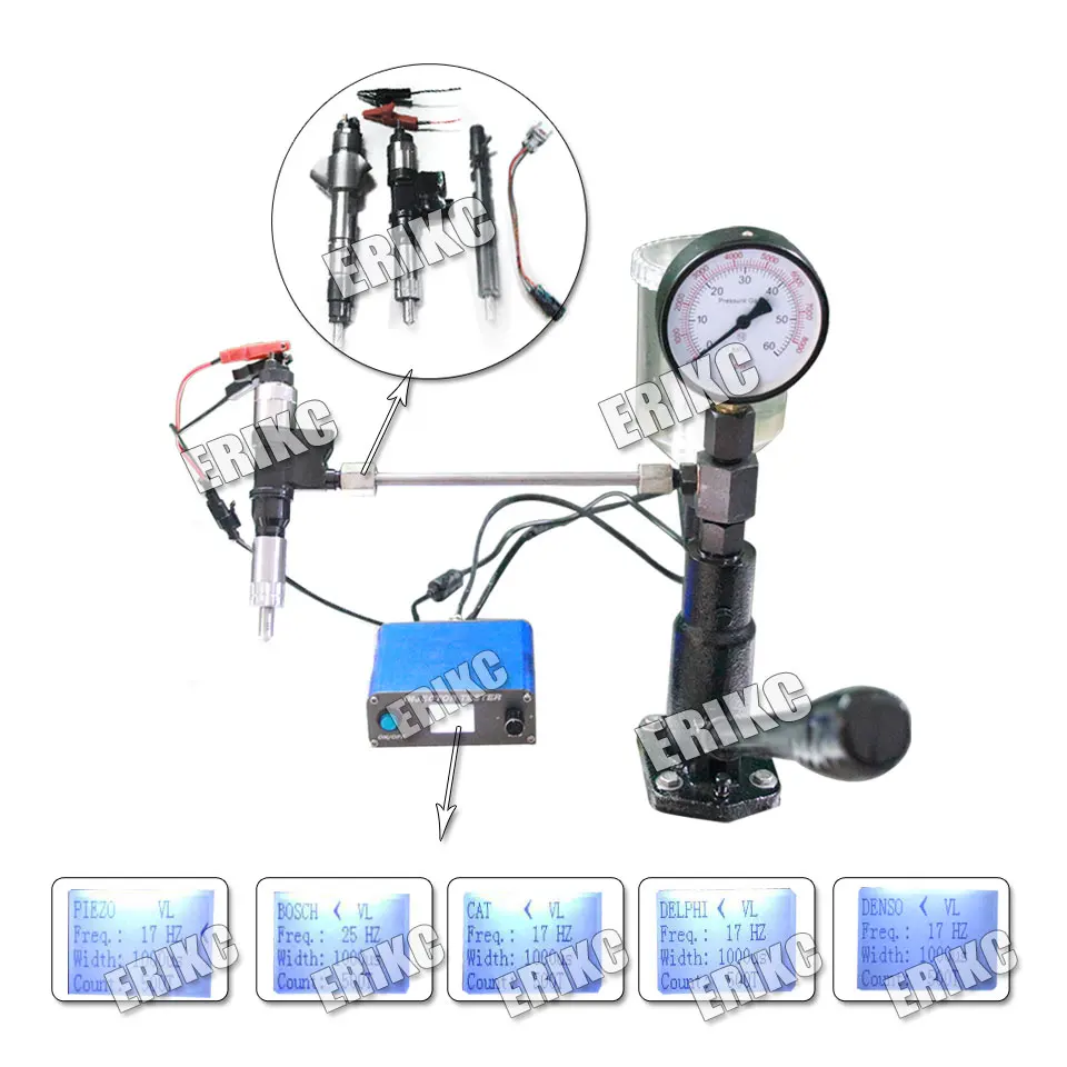 

Common rail Injector Tester Kit KW608 Multifunction Diesel Nozzle+ S60H Common Rail Nozzle Test Tool