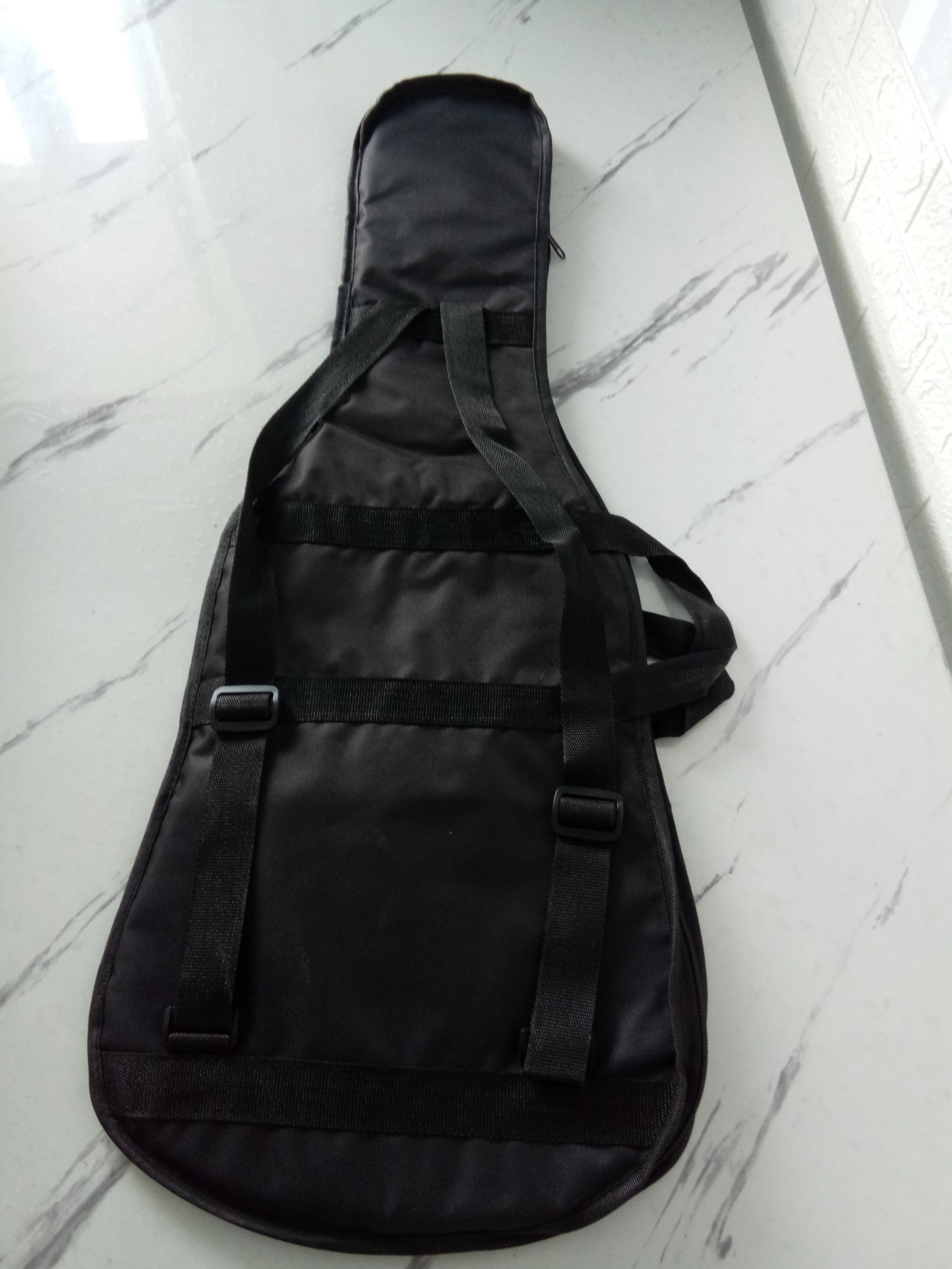 Black Headless electric guitar bag,Double Strapes Thin Bag  BJH-98