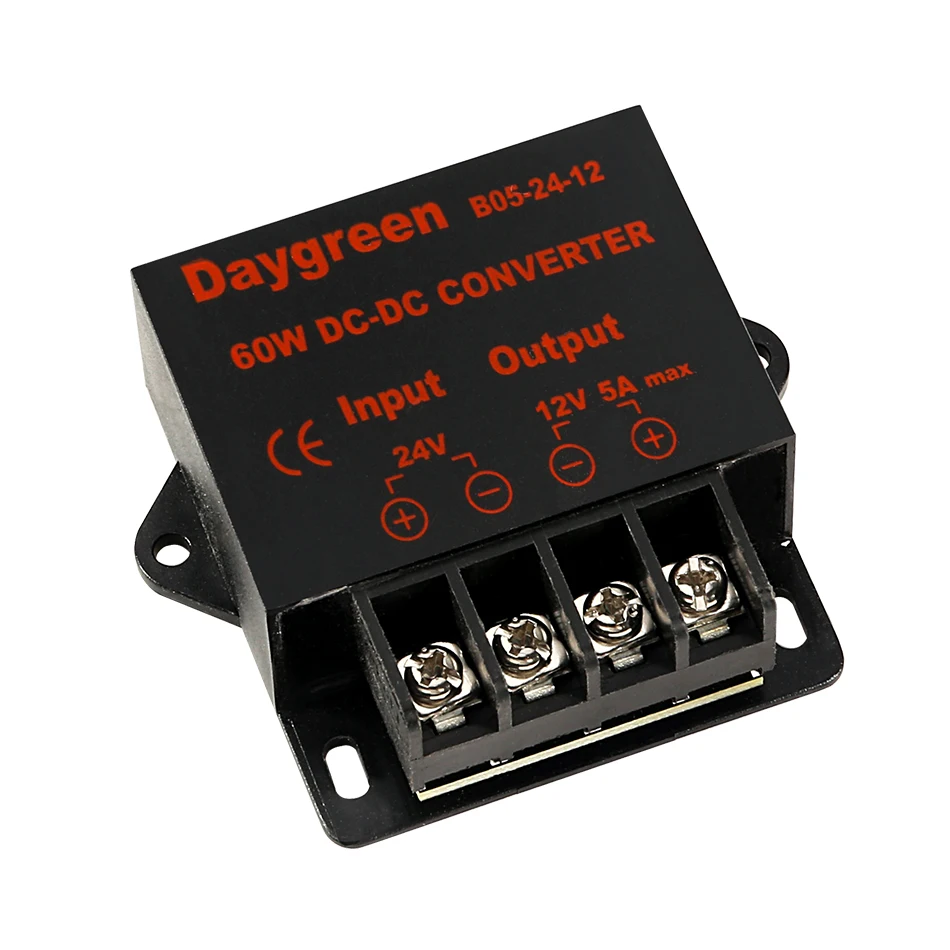 24V to 12V 5A DC Converter Regulator Car Step Down Reducer Daygreen CE Certificated 24V to 12V 10AMP
